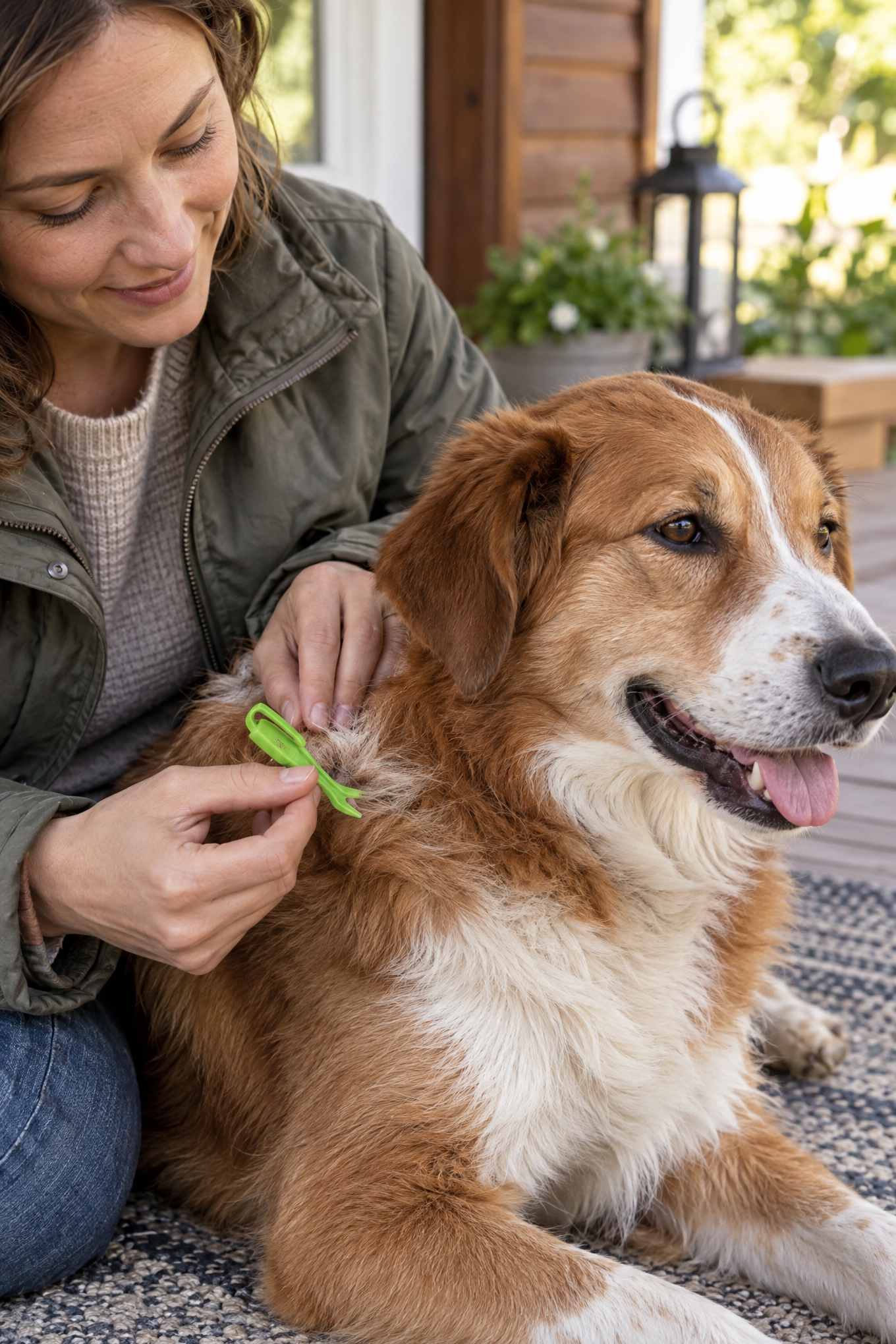 WDT Zeckenzange für Hunde, 7 cm – Bild 2
