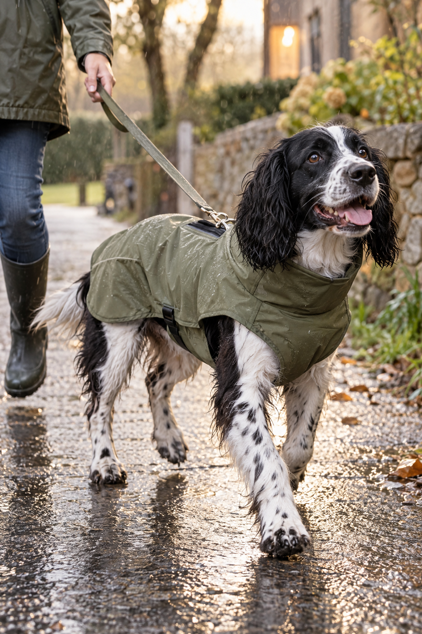 The Dog Idea Hunderegenmantel Kayden – Khaki
