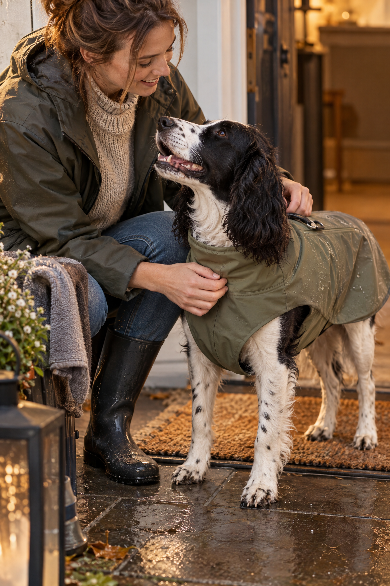 The Dog Idea Hunderegenmantel Kayden – Khaki – Bild 2