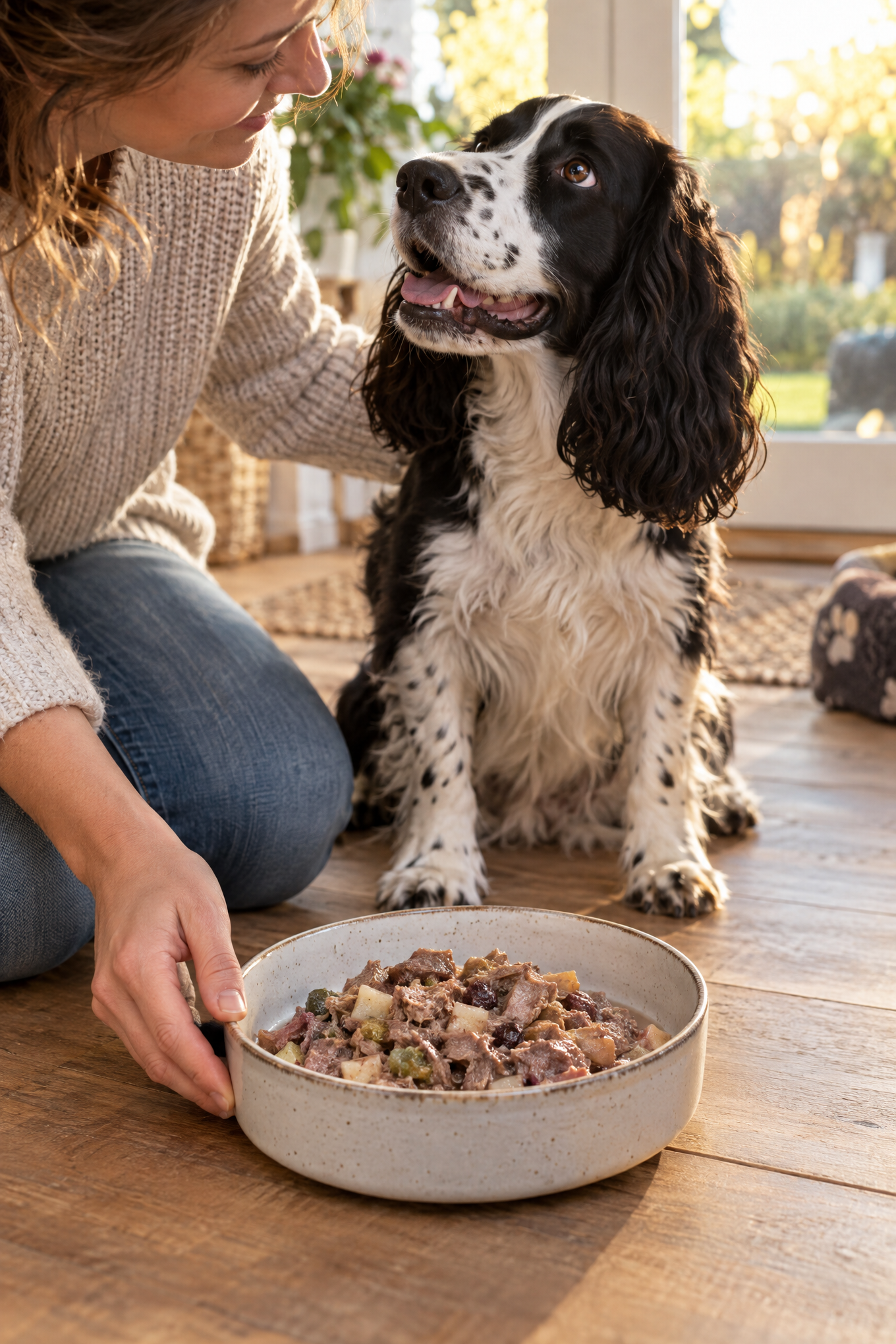 JUNO Bio-Ente mit Bio-Pastinake und Brombeeren, 800 g