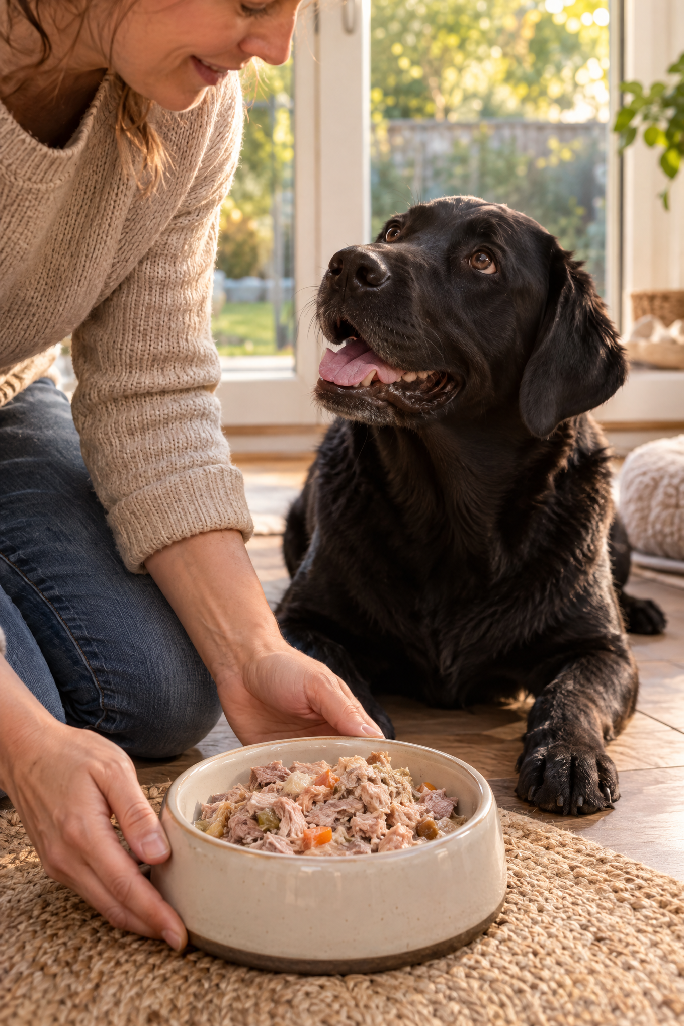 Sanoro Kaninchen Pur, Muskelfleisch in der Dose, für Hunde, 400 g