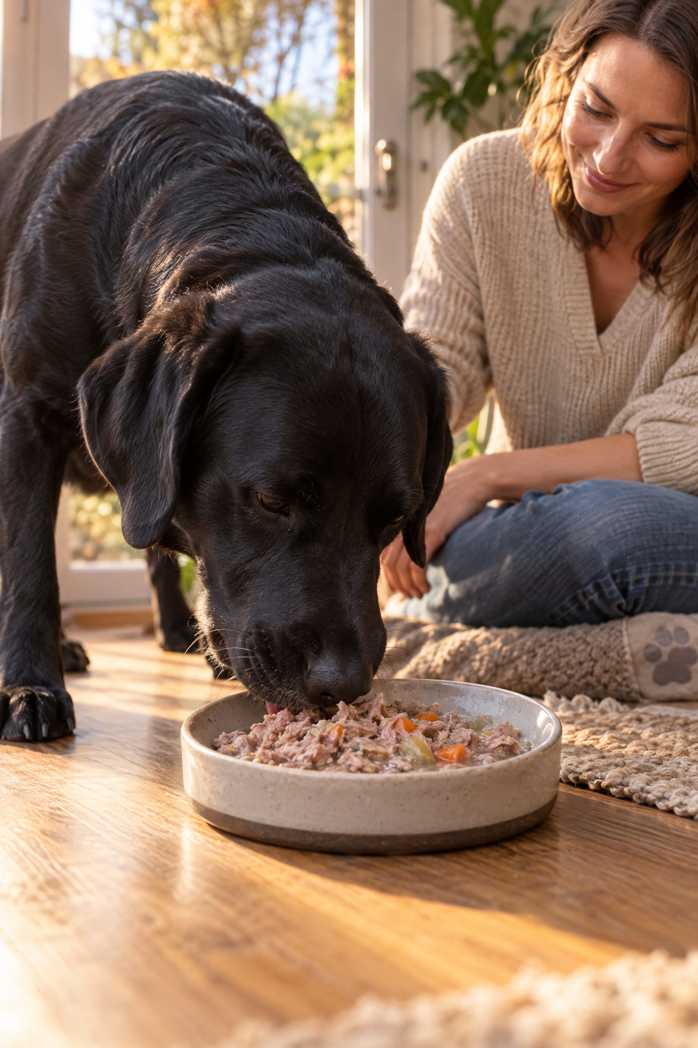 Sanoro Kaninchen Pur, Muskelfleisch in der Dose, für Hunde, 400 g – Bild 2