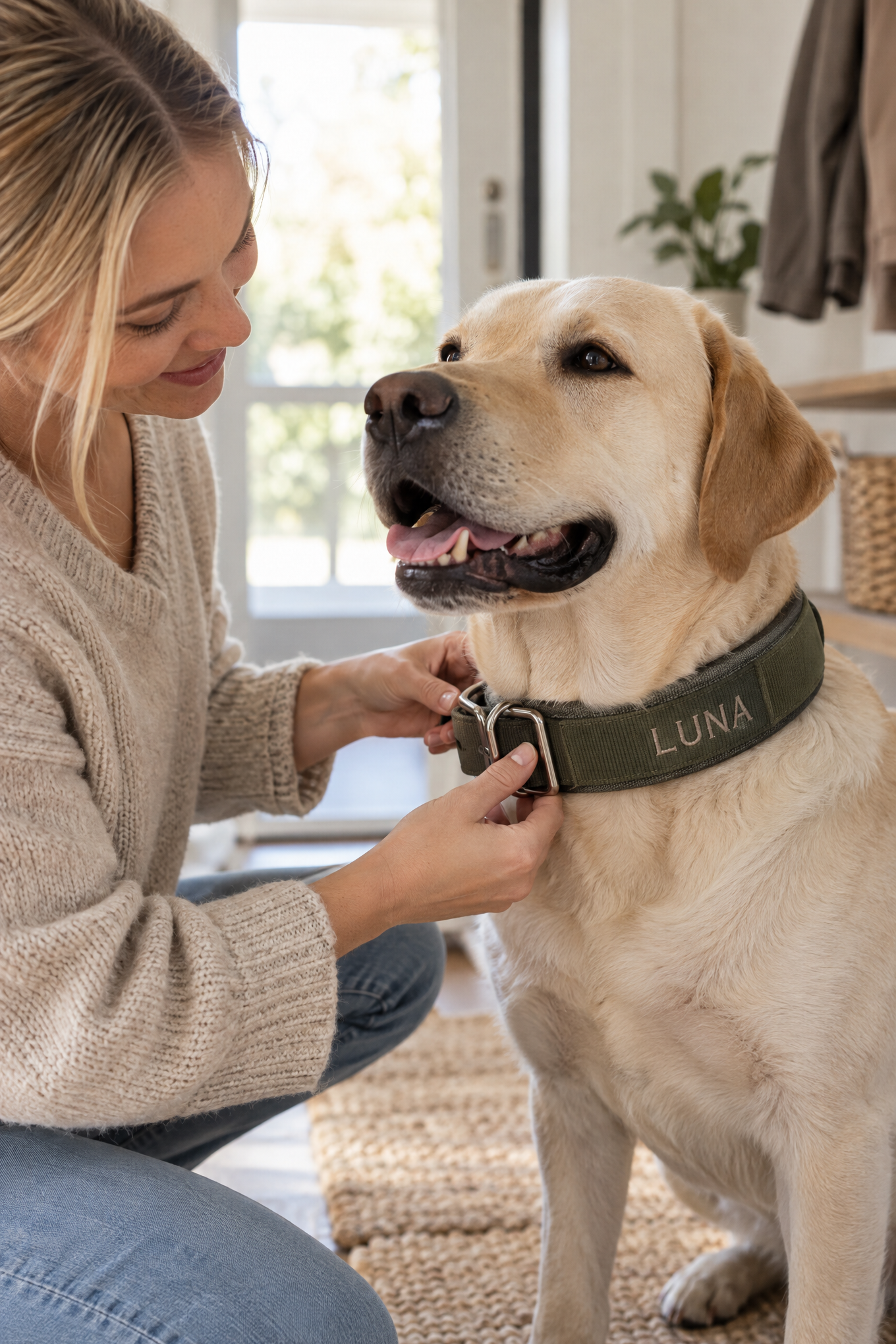 Stake-Out Extrem Gürtelhalsband 50 mm, bestickt, für große Hunde – Bild 2