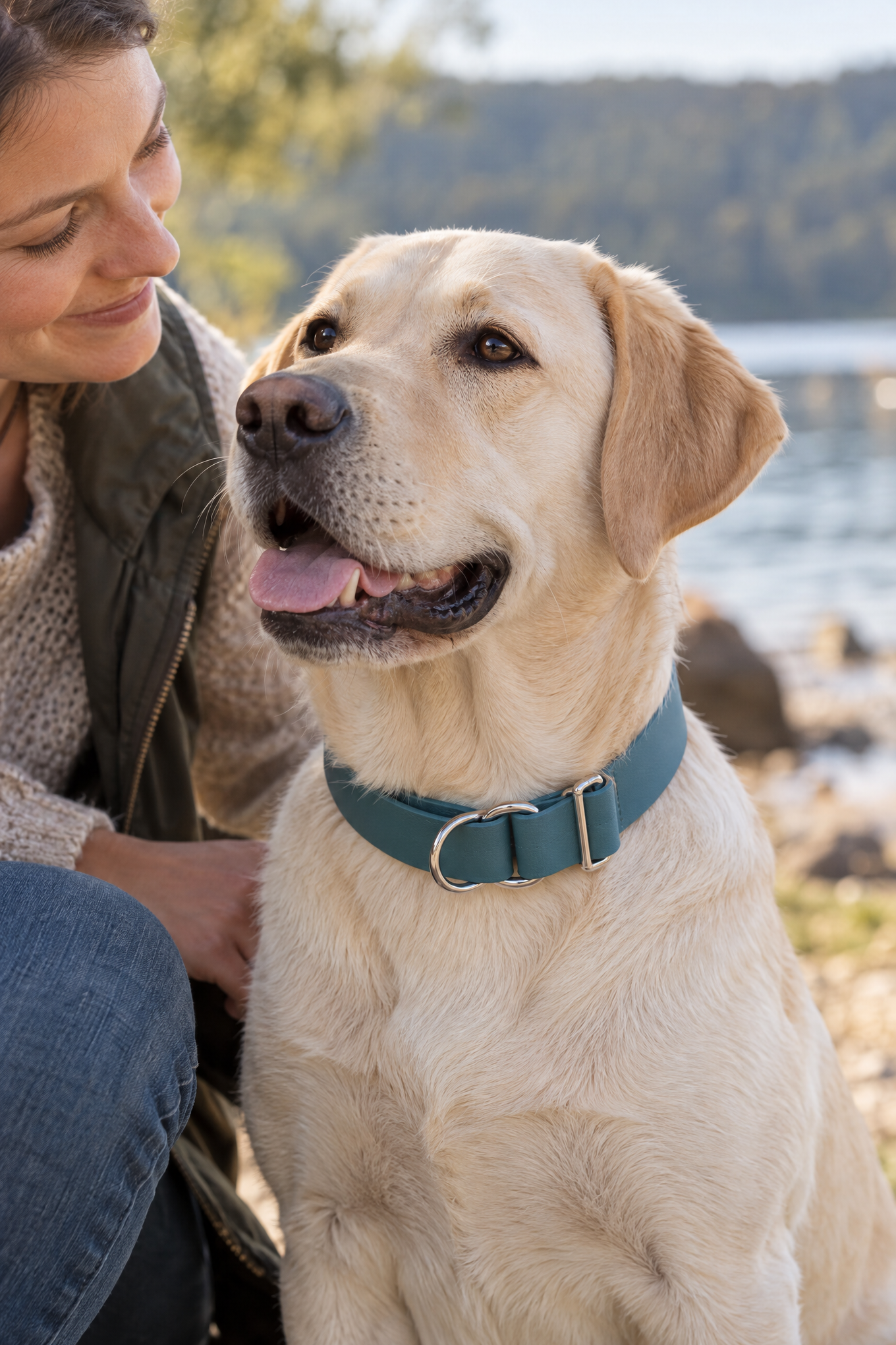 Schmuddelhund Zugstopp-Halsband Aoi aus BioThane, 2 oder 2,5 cm breit