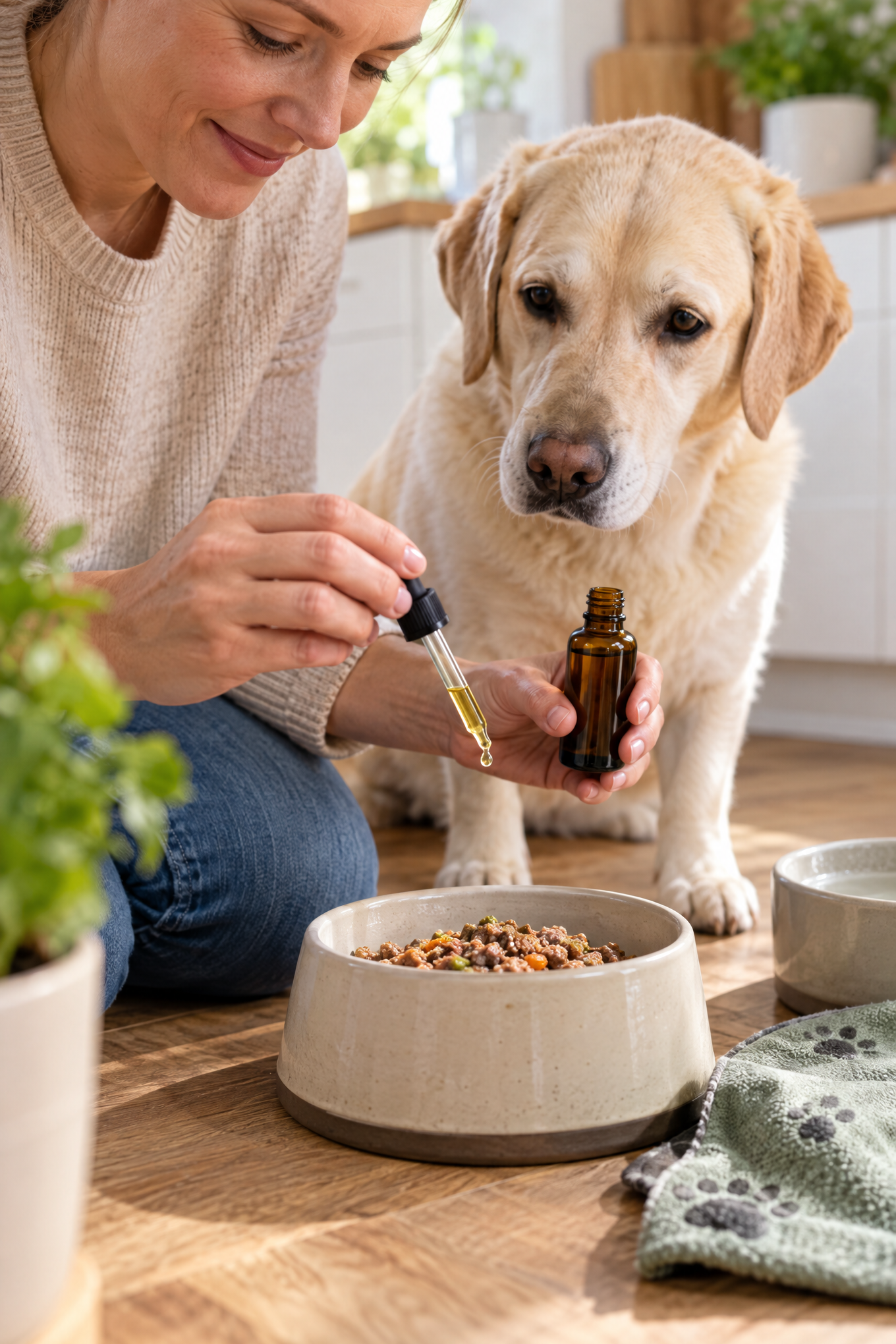 Anibio Leber Vital, pflanzliche Tropfen für Hunde und Katzen, 30 ml
