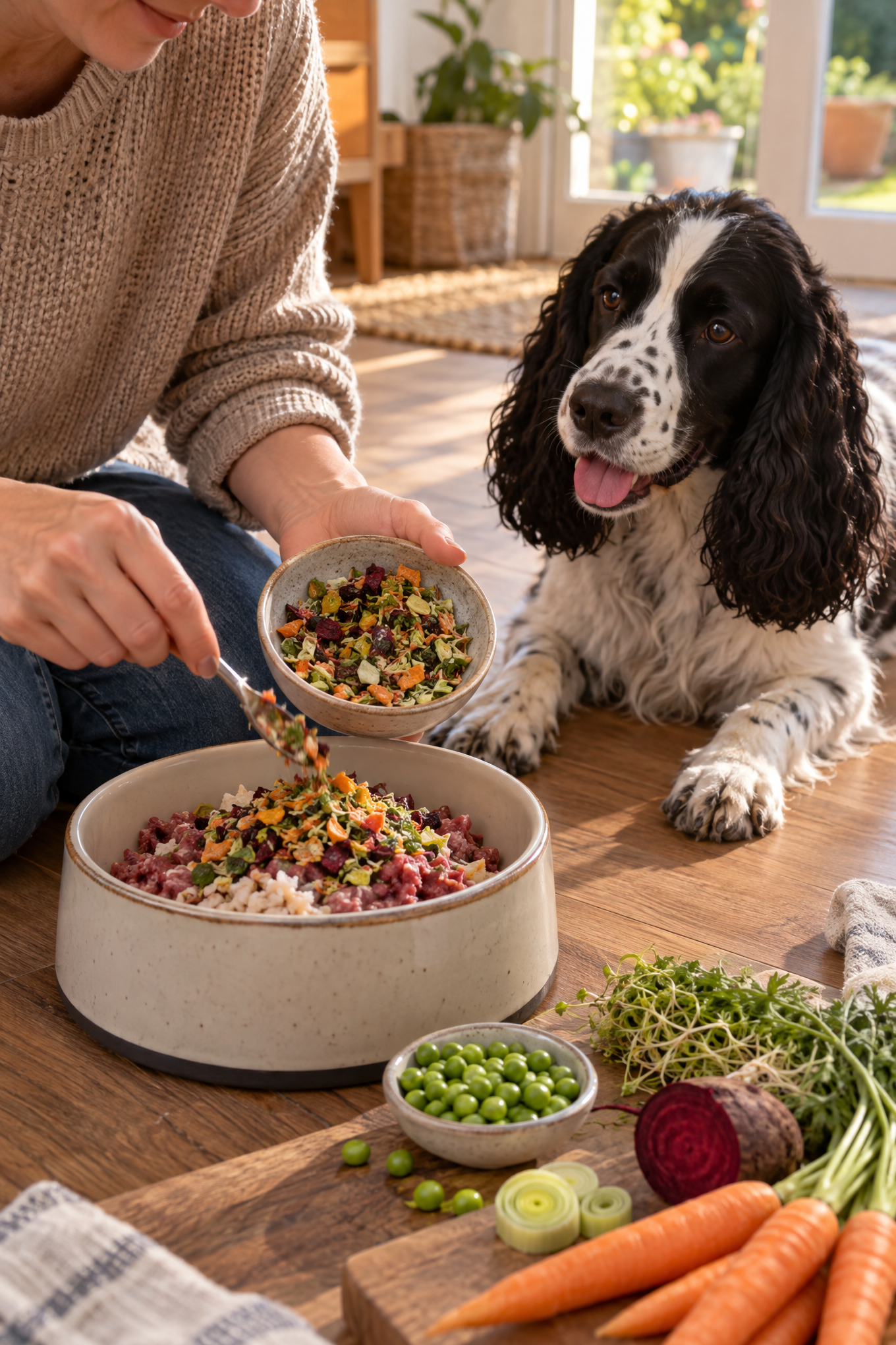 Futter-Freunde Gemüseflocke, Gemüse- und Kräuterflocken für Hunde, 1 kg