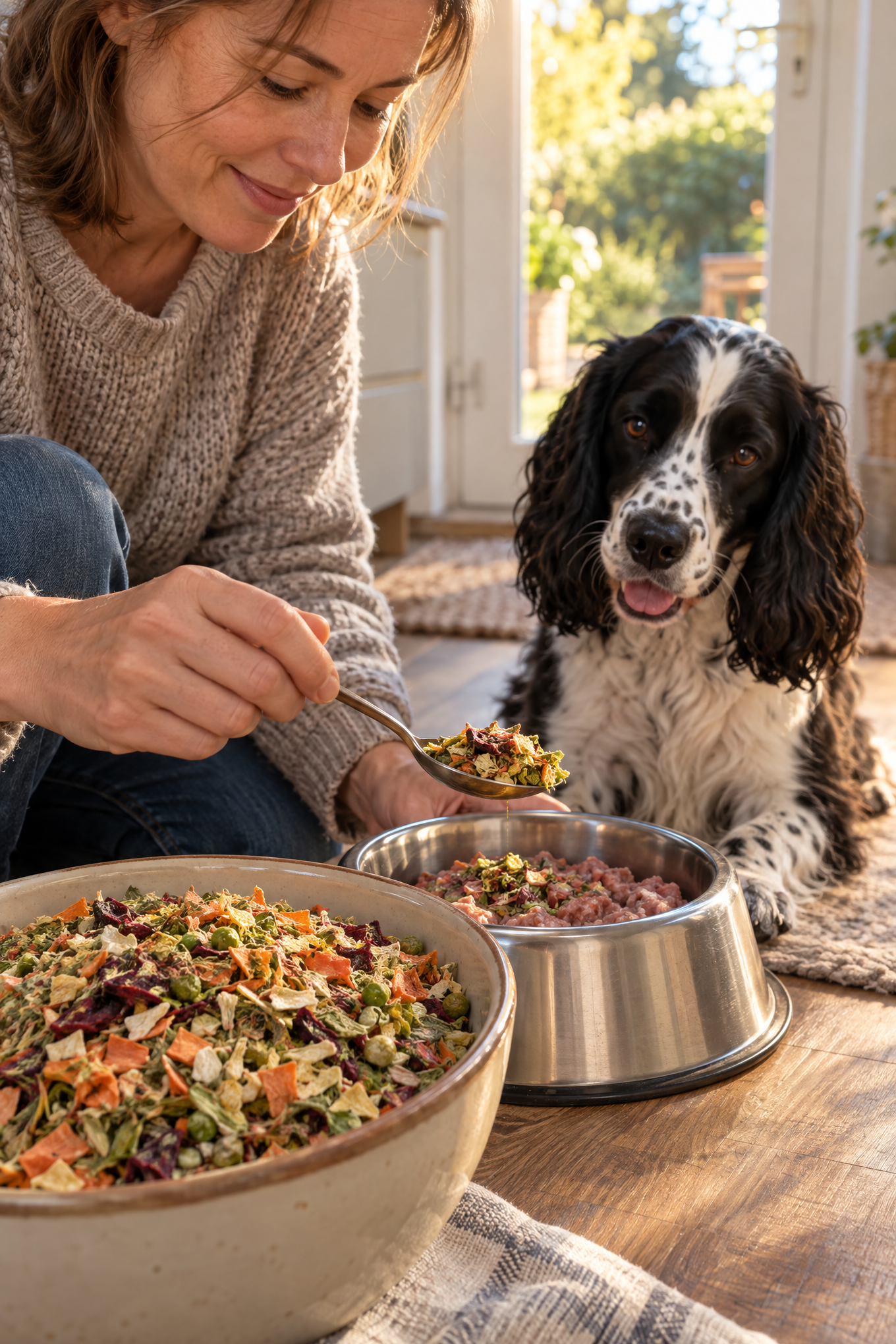 Futter-Freunde Gemüseflocke, Gemüse- und Kräuterflocken für Hunde, 1 kg – Bild 2