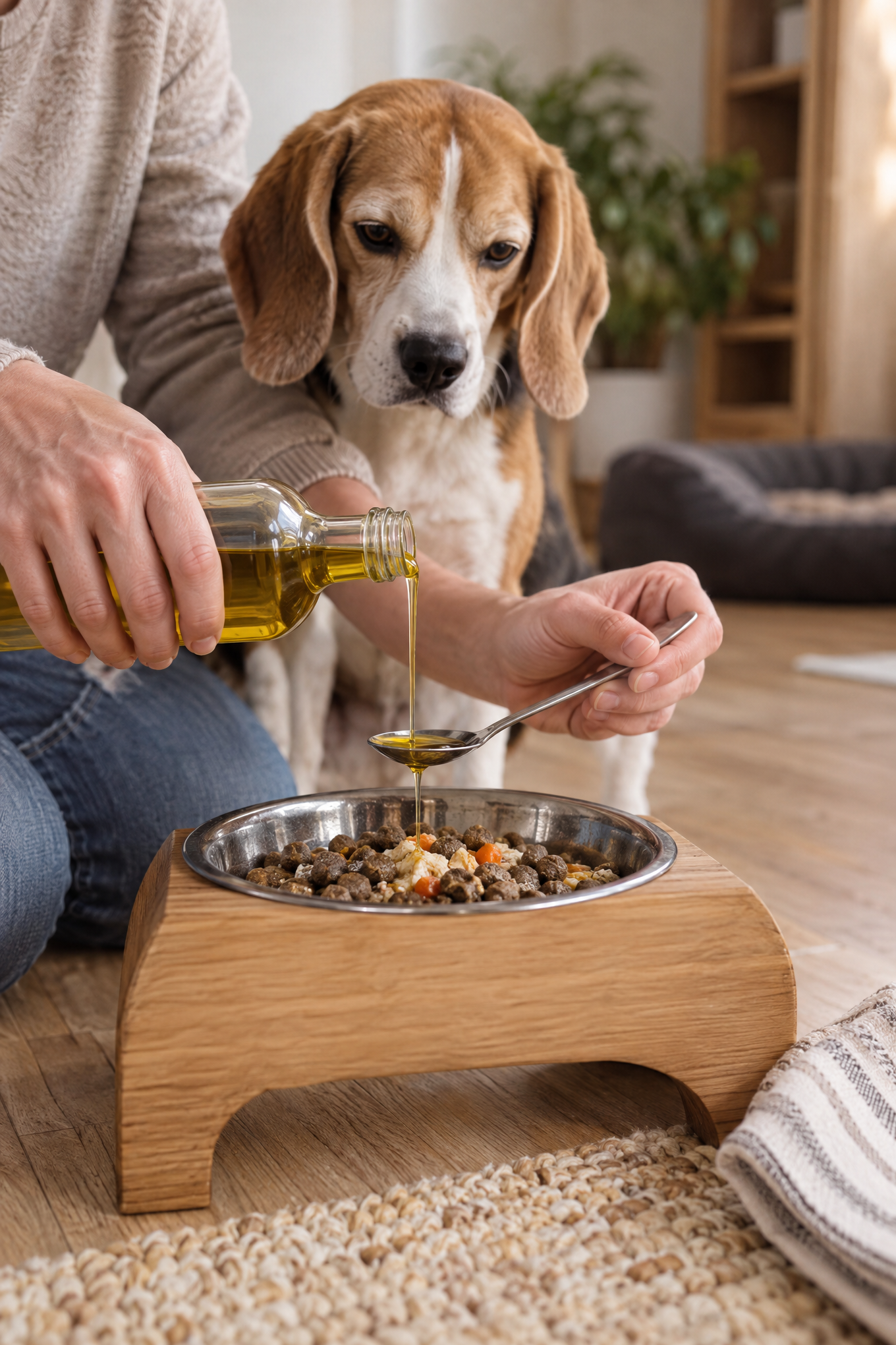 Futter-Freunde Leinöl, kaltgepresst, für Hunde und Katzen, 500 ml