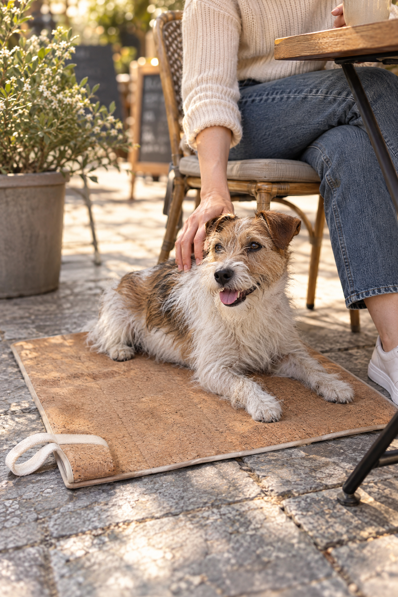 Willi Wiggle Kork-Hundedecke Buddy to Go, Größe S, 50 x 70 cm – Bild 2