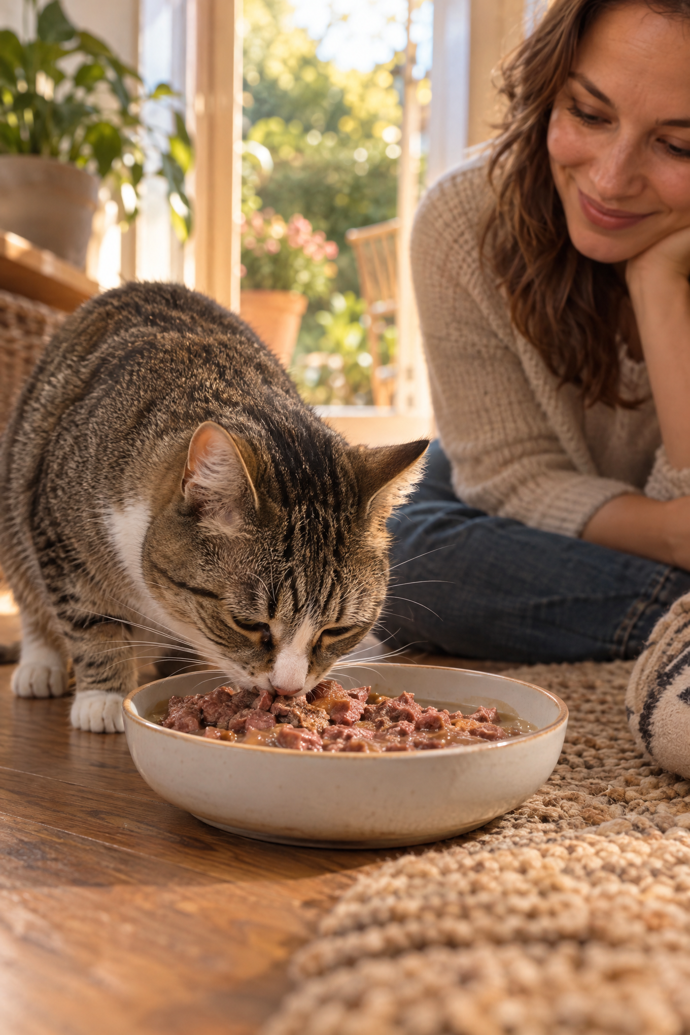 Salingo Pferd Pur, Nassfutter für Katzen, 6 × 400 g – Bild 2