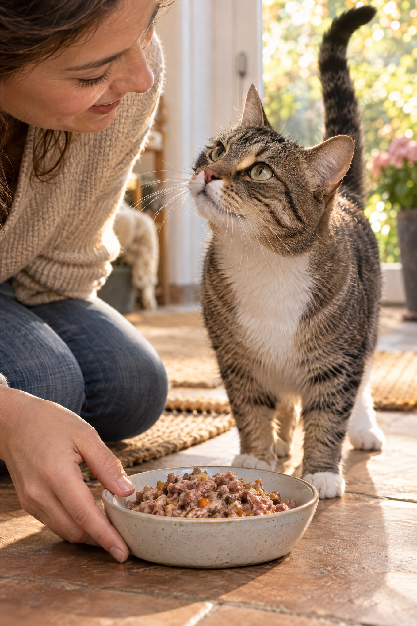 Schlegel Scholle mit Kürbis und Leinöl, Nassfutter für Katzen, 12 × 410 g