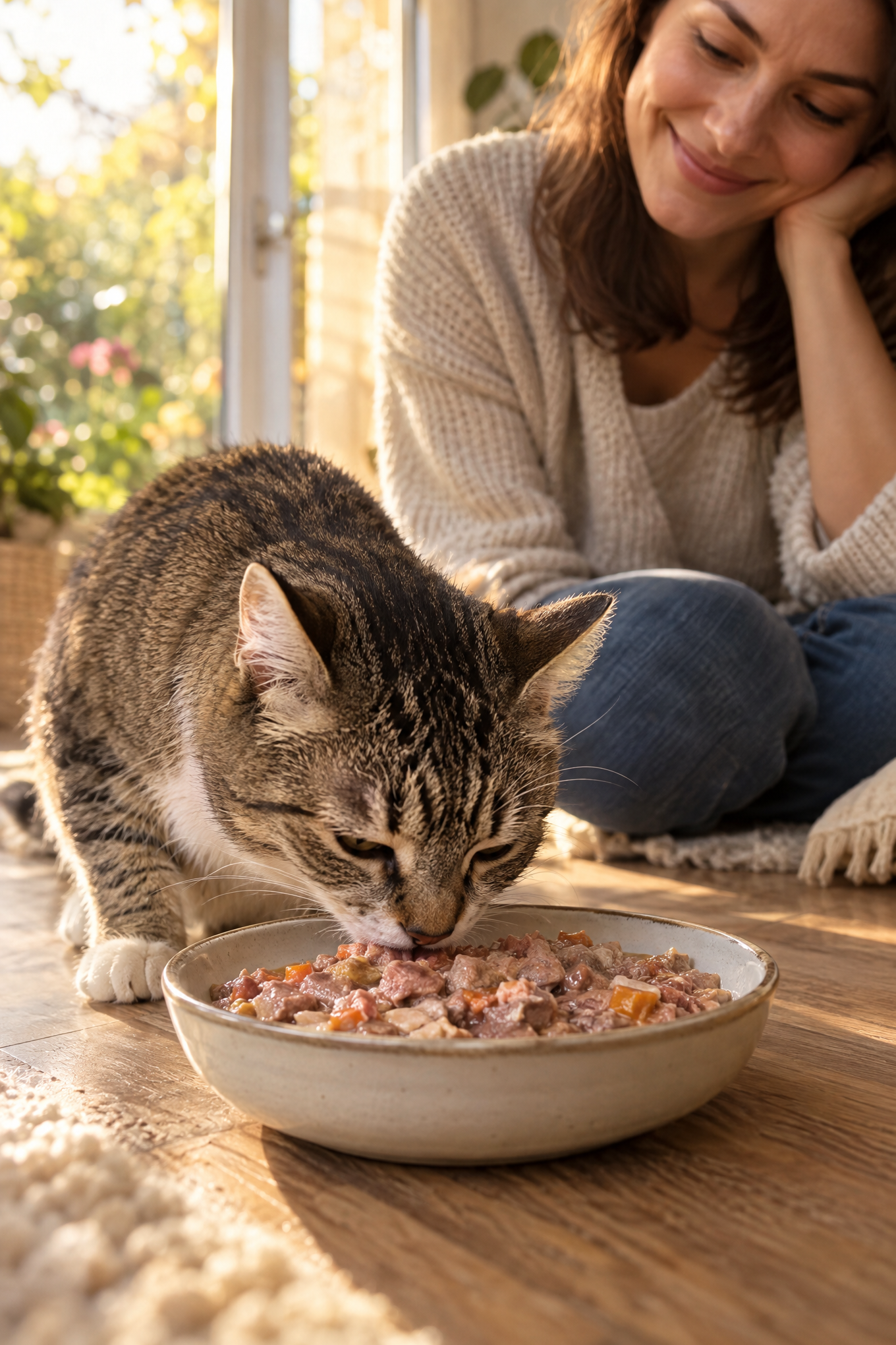 Schlegel Scholle mit Kürbis und Leinöl, Nassfutter für Katzen, 12 × 410 g – Bild 2