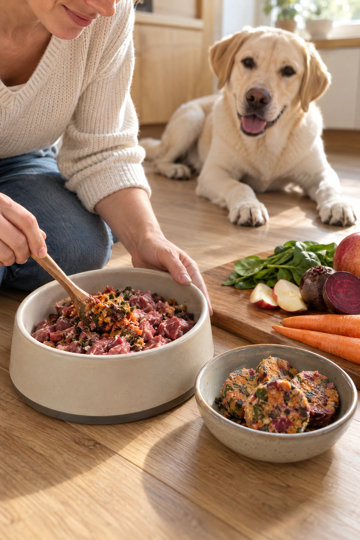 Gemüse-Obst-Mix-Taler, tiefgekühlt, für Hunde und Katzen, 800 g