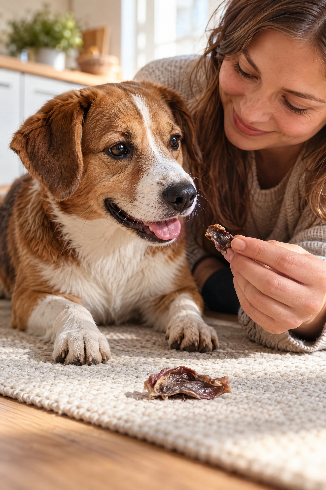 Naturavetal Canis Plus Hähnchenmägen, luftgetrocknet, 250 g, Anwendungsbild