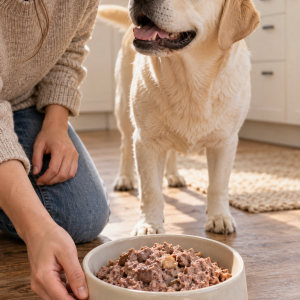 MyMeat4Dogs Pute, Nassfutter, Dose 800 g, Anwendungsbild